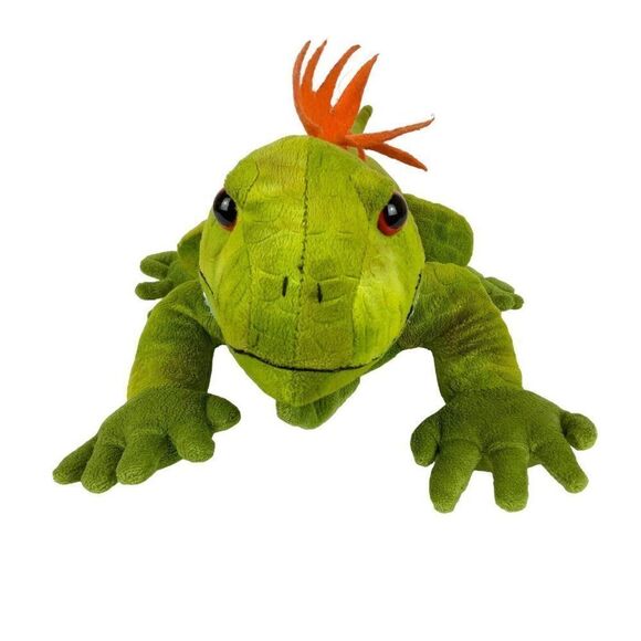 Wild Republic Iguana Plush Stuffed Animal Bearded Dragon Lizard Green 24 inch - Picture 3 of 9